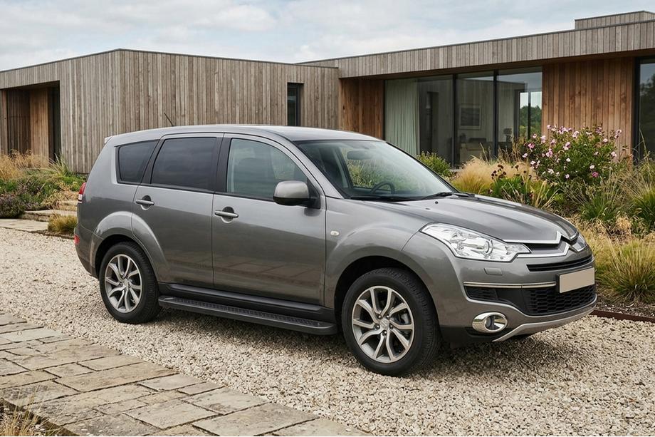 Citroen C-Crosser 2007-2013 Progi Boczné Allmond Black (2 szt., Aluminium) Image