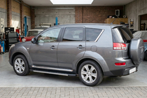 Citroen C-Crosser 2007-2013 Progi Boczné Duru (2 szt., Aluminium) zdjęcia 1