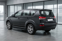 Citroen C-Crosser 2007-2013 Progi Boczné Bosphorus Black (2 szt., Aluminium) zdjęcia 1