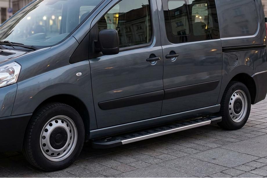 Citroen Jumpy 2007–2017 Progi Boczné RedLine V1 (2 szt., Aluminium) Image
