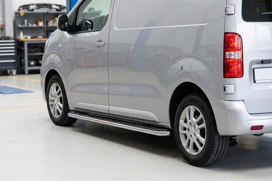 Citroen Jumpy 2007–2017 Progi Boczne Maydos V1 (2 szt., Aluminium i Stal Nierdzewna) Image