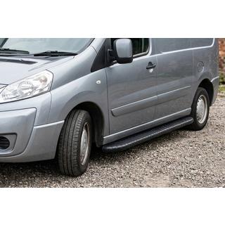 Progi Boczné Bosphorus Black (2 szt., Aluminium) Citroen Jumpy 2007–2017 zdjęcia 1