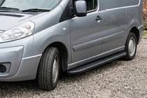 Fiat Scudo 2007-2015 Progi Boczné Bosphorus Black (2 szt., Aluminium) zdjęcia 1