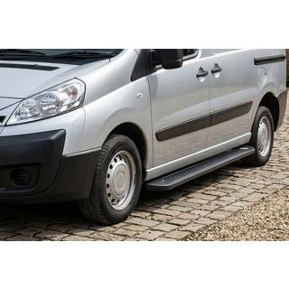 Progi Boczné Allmond Black (2 szt., Aluminium) Peugeot Expert 2007-2016 zdjęcia 1