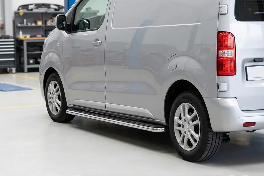 Peugeot Expert 2007-2016 Progi Boczne Maydos V1 (2 szt., Aluminium i Stal Nierdzewna) Image