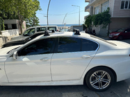 BMW 5 Series F10/F11 2010–2016 Bagażnik dachowy (belki poprzeczne) na fabryczne punkty montażowe Ecem V3 (2 szt.) Szary, 145 cm zdjęcia 5