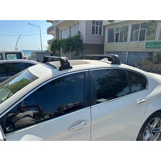 Bagażnik dachowy (belki poprzeczne) na fabryczne punkty montażowe Ecem V3 (2 szt.) BMW 5 Series F10/F11 2010–2016 zdjęcia 1