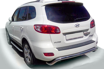 Hyundai Santa Fe 2 2006-2012 Tylna Belka AK007 (Stal Nierdzewna) zdjęcia 1