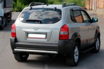 Hyundai Tucson JM 2004- Tylna Belka AK002 (Stal Nierdzewna) zdjęcia 2