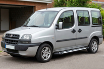 Fiat Doblo I 2001-2005 Progi Boczné Sunrise (2 szt., Aluminium) zdjęcia 1