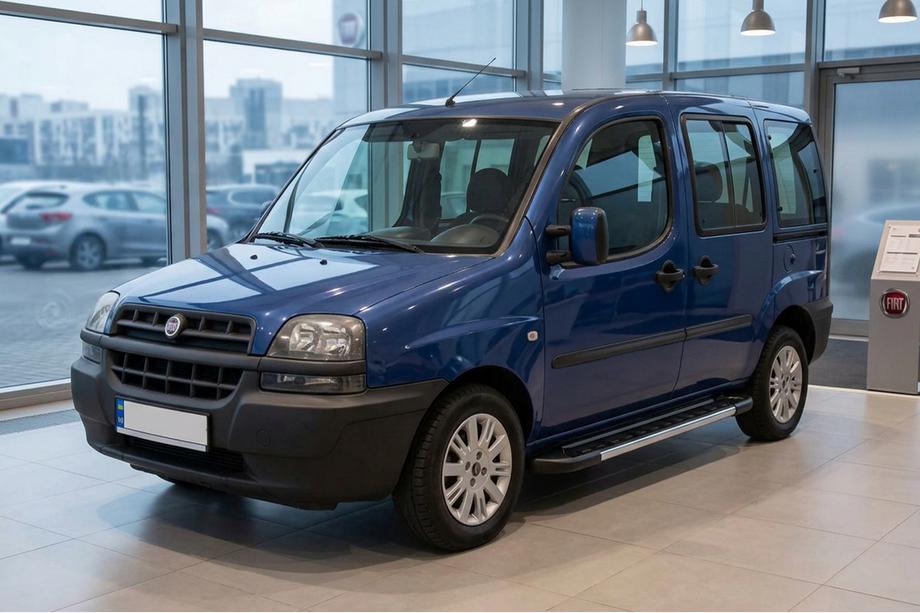 Fiat Doblo I 2001-2005 Progi Boczné RedLine V1 (2 szt., Aluminium) Image