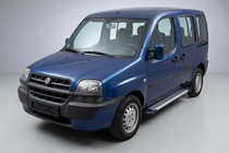 Fiat Doblo I 2001-2005 Progi Boczne Line (2 szt., Aluminium) zdjęcia 1