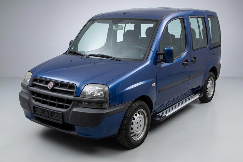 Fiat Doblo I 2001-2005 Progi Boczne Line (2 szt., Aluminium) Image