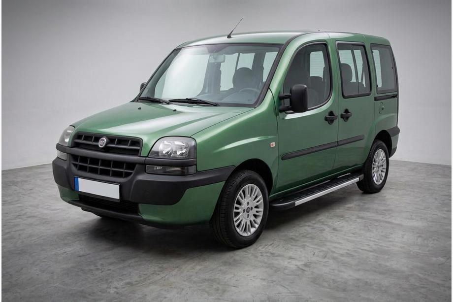Fiat Doblo I 2001-2005 Progi Boczné Duru (2 szt., Aluminium) Image
