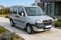 Fiat Doblo I 2001-2005 Progi Boczné Rainbow (2 szt., Aluminium) zdjęcia 1
