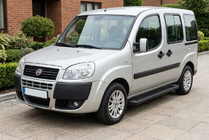 Fiat Doblo I 2005-2010 Progi Boczné Allmond Black (2 szt., Aluminium) Maxi Rozstaw Osi zdjęcia 1