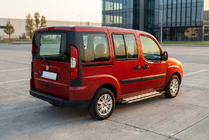 Fiat Doblo I 2005-2010 Progi Boczné Rainbow (2 szt., Aluminium) zdjęcia 1
