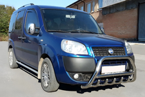 Fiat Doblo I 2001-2005 Pałąk Przedni WT003 (Stal Nierdzewna) 60 mm, z napisem zdjęcia 1
