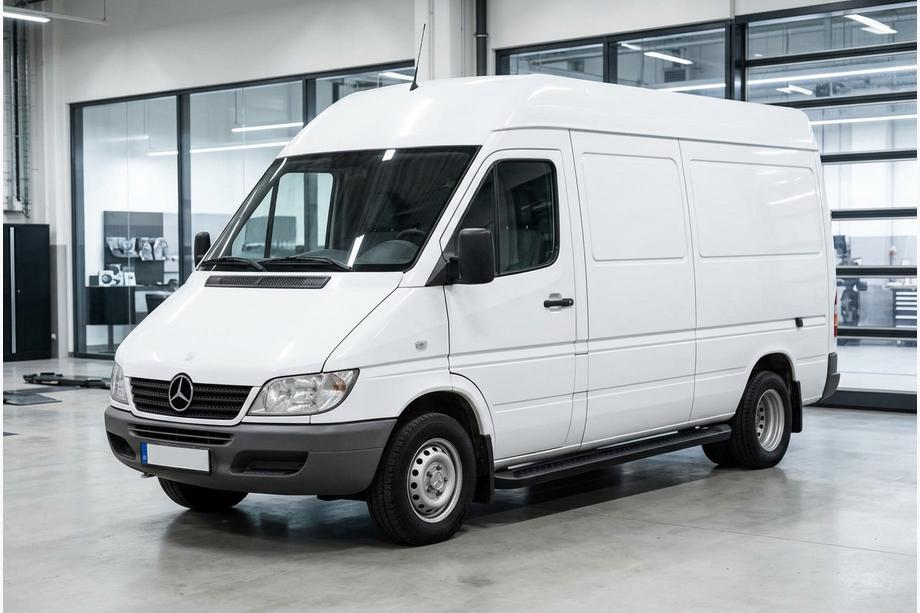 Mercedes Sprinter W901/902/903/904/905 1995–2006 Progi Boczné Allmond Black (2 szt., Aluminium) Image