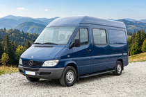 Mercedes Sprinter W901/902/903/904/905 1995–2006 Progi Boczné Bosphorus Black (2 szt., Aluminium) zdjęcia 1