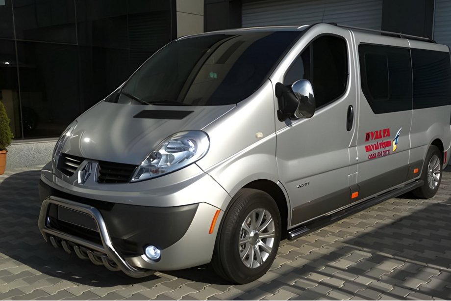 Renault Trafic 2001–2015 Przedni Pałąk WT003-4 (Stal Nierdzewna) Zdjęcia 3
