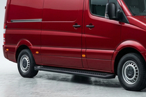 Volkswagen Crafter 2006-2016 Progi Boczné Allmond Black (2 szt., Aluminium) zdjęcia 1