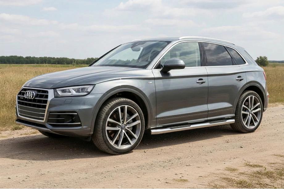 Audi Q5 2017-2025 Rury Boczne (2 szt., Stal Nierdzewna) Image