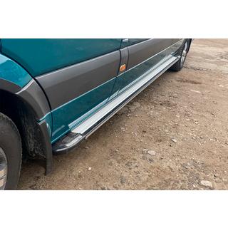 Progi Boczné Rainbow (2 szt., Aluminium) Volkswagen Crafter 2006-2016 zdjęcia 3