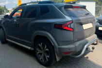 Renault Duster 2024- Tylny Ochraniacz AK007 (Stal Nierdzewna) zdjęcia 2