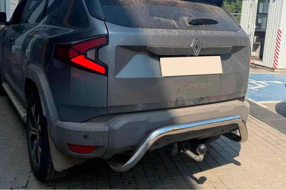 Renault Duster 2024- Tylny Ochraniacz AK007 (Stal Nierdzewna) Image