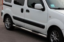 Renault Kangoo 1998-2008 Rury Boczne (2 szt., Stal Nierdzewna) zdjęcia 1