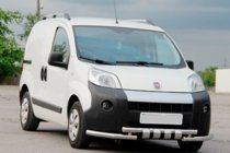 Fiat Fiorino/Qubo 2008-2024 Przedni Pałąk Shark Stal Nierdzewna zdjęcia 2