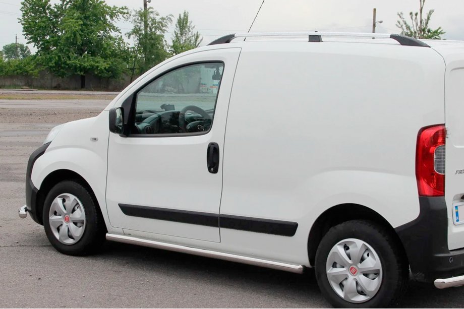 Peugeot Bipper 2008-2017 Rury Boczne Ø60 (2 szt., Stal Nierdzewna) Image