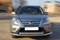 Honda CRV 2001-2006 Przedni Pałąk Ochronny ST014 (Stal Nierdzewna) d60/60 zdjęcia 1