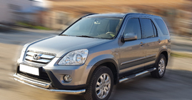 Honda CRV 2001-2006 Przedni Pałąk Ochronny ST014 (Stal Nierdzewna) d60/60 zdjęcia 3