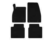 Saab 9-5 2010-2012 Dywaniki welurowe Premium (czarne) zdjęcia 1