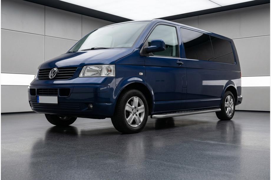 Volkswagen T5 Caravelle 2004-2010 Progi Boczne Maydos V1 (2 szt., Aluminium i Stal Nierdzewna) Tylko do krótkiego rozstawu osi Image