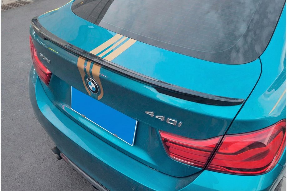 BMW 4 Series F32/F33/F36 2012-2020 Spoiler P-Style (do F36, Czarny Połysk) Image