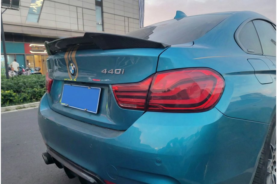BMW 4 Series F32/F33/F36 2012-2020 Spojler M4-Style (do F36, czarny połysk) Image