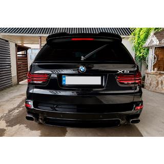 Spoiler (Czarny Połysk) BMW X5 E70 2007-2013 zdjęcia 3