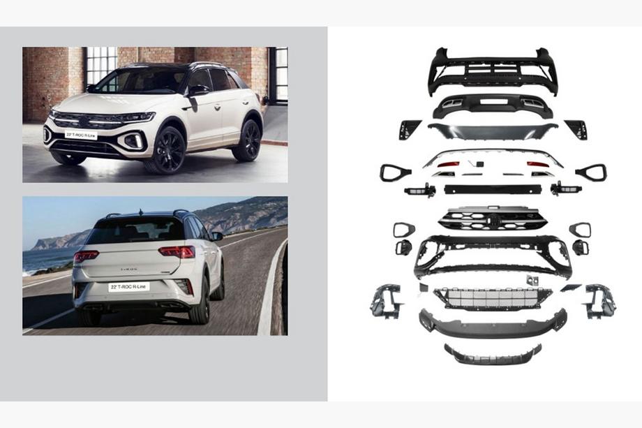Volkswagen T-Roc 2017-2025 Kompletny zestaw body kit R-Line (Dla 2022+) Image