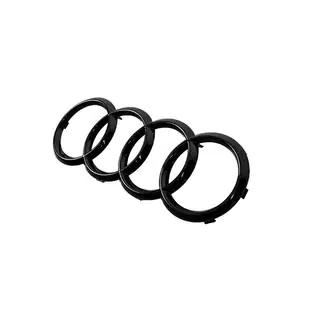 Przedni emblemat Audi Black (285 mm x 100 mm) zdjęcia 2