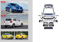 Volkswagen Polo 2010-2017 Kompletny body kit R zdjęcia 1