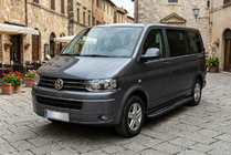 Volkswagen T5 2010-2015 Progi Boczné Bosphorus Black (2 szt., Aluminium) Długa Baza zdjęcia 1