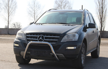 Mercedes ML W164 2005-2011 Osłona Przednia WT006 (Stal Nierdzewna) zdjęcia 2