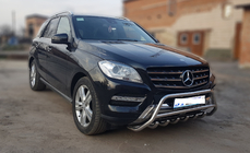 Mercedes GLE/ML class W166 2011-2018 Pałąk Przedni WT003 (Stal Nierdzewna) zdjęcia 3