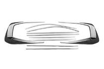 Lexus LX570/450d 2008-2022 Kompletny zestaw listew okiennych Design 2025 (2008-2015, stal nierdzewna) zdjęcia 3