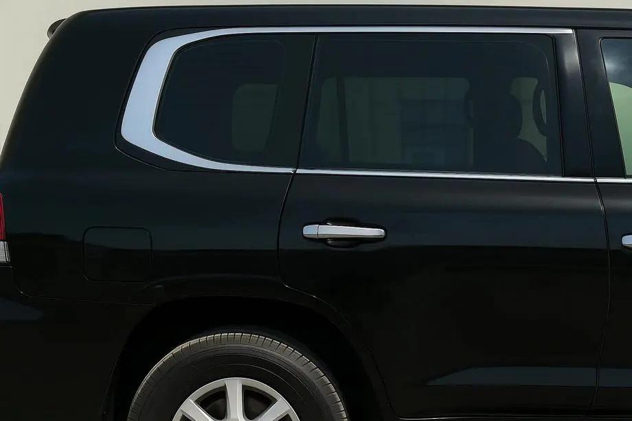 Lexus LX570/450d 2008-2022 Kompletny zestaw listew okiennych Design 2025 (2008-2015, stal nierdzewna) Image