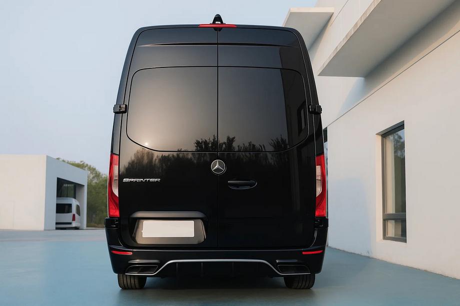Mercedes Sprinter W907/W910 2018- Tylny zderzak AMG (do średniego rozstawu osi, ABS) Image