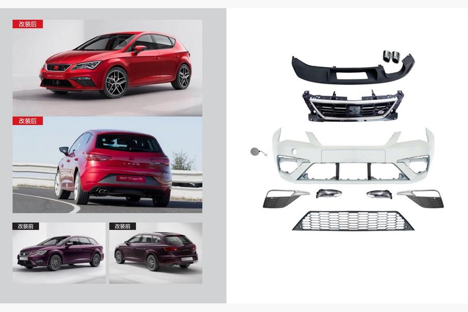 Seat Leon 2013-2020 Zestaw Body Kit FR (Dla 2017+) Image